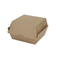 BIO Papp-Burger-Box, 170x155x100mm, kraftbraun