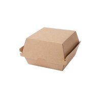 BIO Papp-Burger-Box, 170x155x100mm, kraftbraun