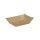 BIO Premium Papp-Snackschale, 400ml, 165x130x40mm, Kraft-Braun