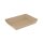 BIO Papp-Snackschale, 750ml, 225x165x30mm, Kraft-Braun