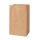 BIO Papier-Blockbodenbeutel, 150x100x250mm, braun