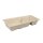 Zuckerrohr-Snackschale, 2-geteilt, A20 (A14+1), 204x120x35mm, Natur