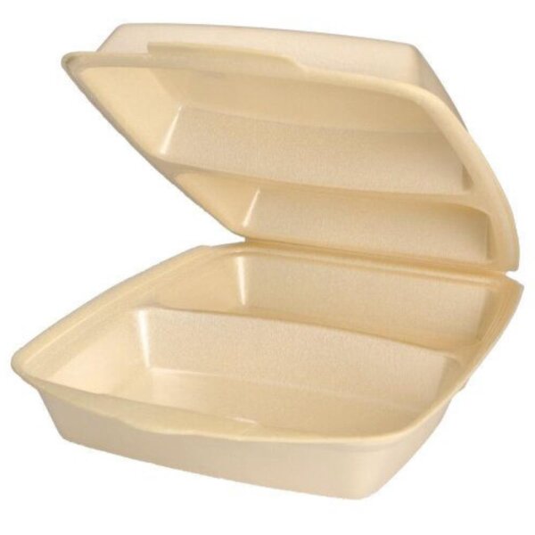 XPS Dinnerbox, 2-geteilt, 220x285x75mm, Beige