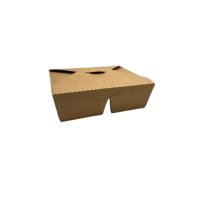 Karton-Menübox, PE-Beschichtung, 2-geteilt,...