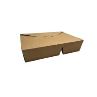 Karton-Menübox, PE-Beschichtung, 2-geteilt,...