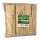 Holz-Besteckset "pure", Messer, Gabel, Löffel, Serviette in Papierbeutel