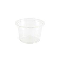 rPET-Feinkostbecher, 380ml, Ø125mm, Transparent