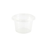 rPET-Feinkostbecher, 380ml, Ø125mm, Transparent