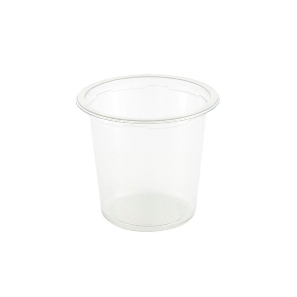 rPET-Feinkostbecher, 470mlz, Ø125mm, Transparent