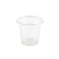 rPET-Feinkostbecher, 470mlz, Ø125mm, Transparent