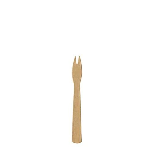 Papier-Pommes-Gabel "pure", 85mm, Braun