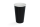 Pappbecher, 450ml, 16oz, Ø90mm, Schwarz, FSC