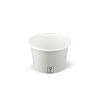 Eisbecher, weiß, FSC, 240ml / 8oz