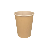 Pappbecher, 360ml, 12oz, Ø90mm, Kraft-Braun