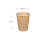 Pappbecher, 450ml, 16oz, Ø90mm, Kraft-Braun