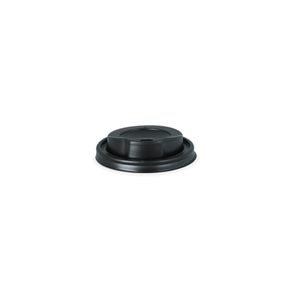 Deckel aus PS, Ø80mm, Schwarz