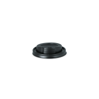 Deckel aus PS, Ø80mm, Schwarz