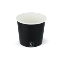Eisbecher, schwarz, FSC, 360ml / 12oz