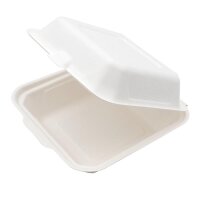 Zuckerrohr-Burger-Box, IP6 XL, 170x190x85mm, weiß
