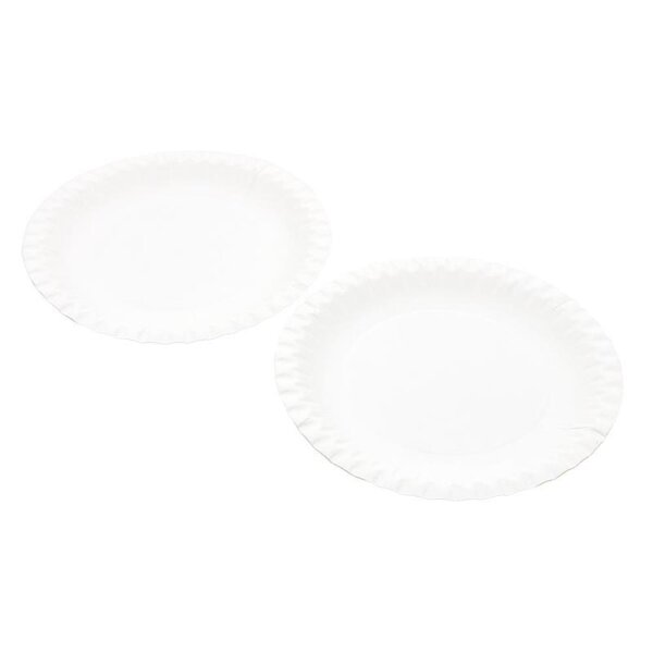 Pappteller, Ø180mm, Weiß