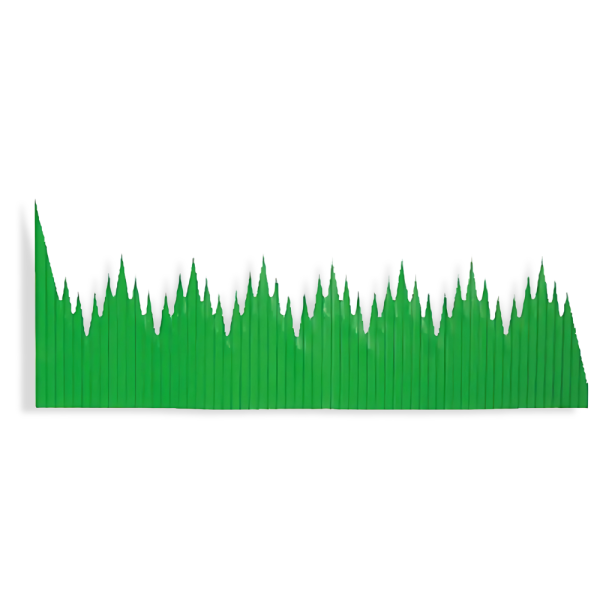 Sushi-Dekoration XL, Baran, Bergform, grüne Blätter