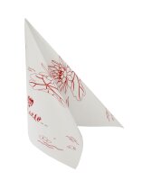 Dinnerservietten 2-lagig 1/4 Falz 40cm Lotusblüte